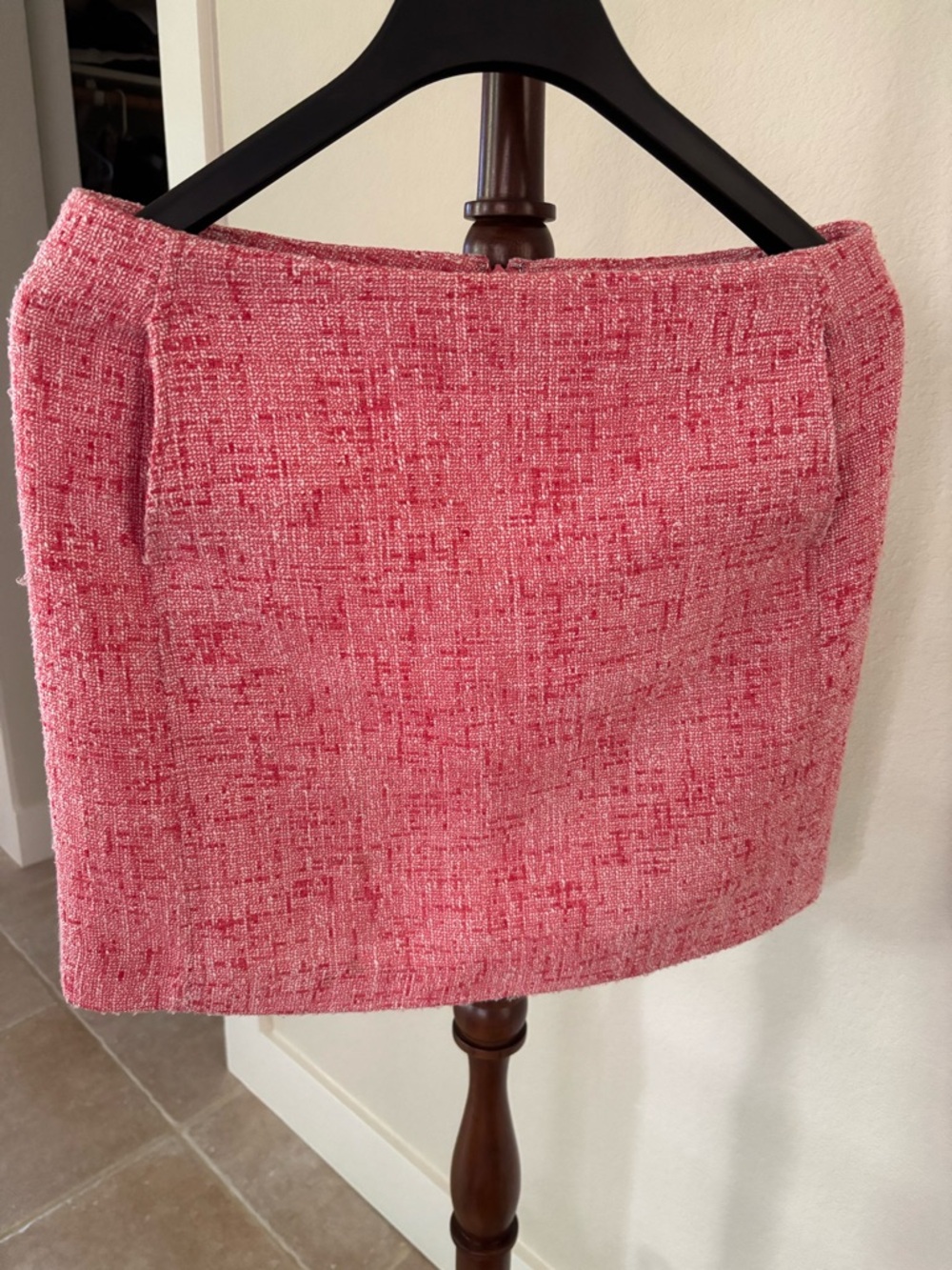 Joe Fresh Pink Tweed Mini Skirt